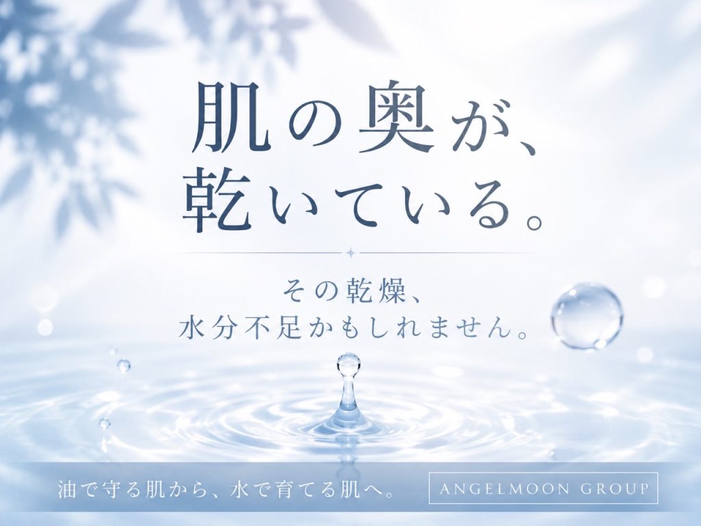 保湿しているのに乾燥する方へ油で守る肌から水で育てる肌への考え方を伝えるSunflower（サンフラワー）の記事画像